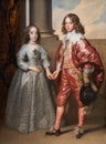 William II, Prince or Orange and his bride Mary Stuart, 1648 painting by Belgian master Anthony van Dyck